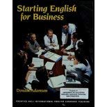 Starting English for Business (English Language Teaching) Foreign Languages ​​& Dictionaries