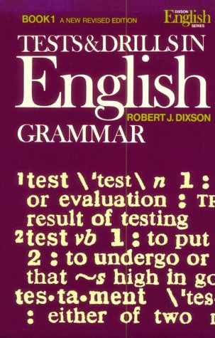 Tests and Drills in English Grammar Book 1 Books