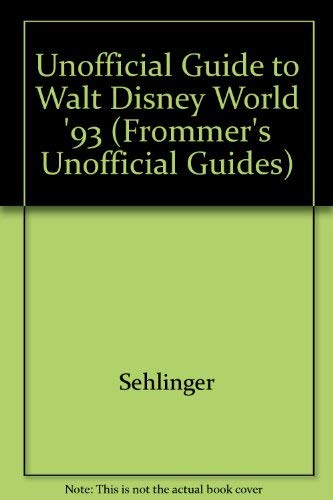 Unofficial Guide to Walt Disney World (Frommer's Unofficial Guides) Leisure, Home & Garden