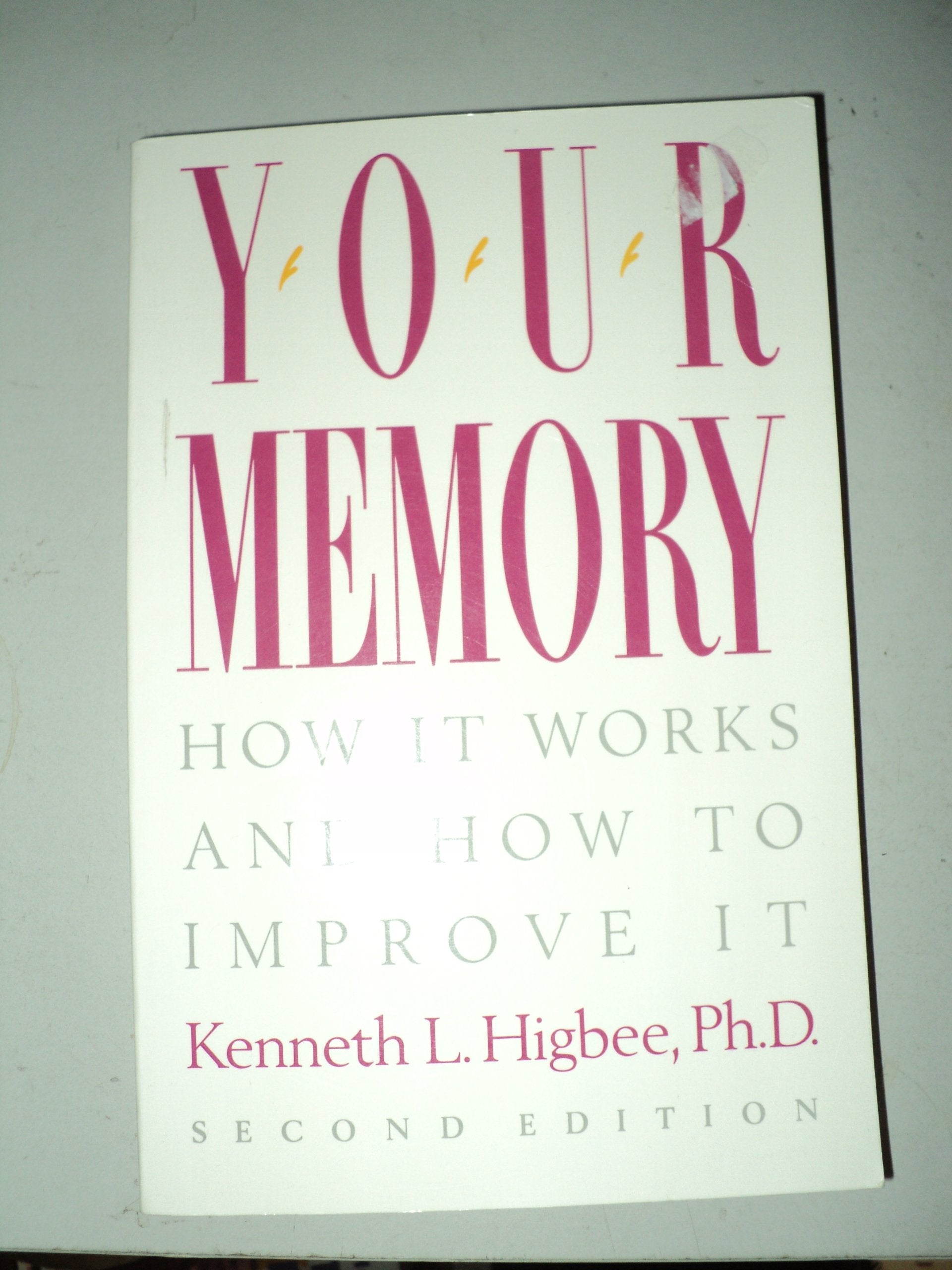 Product Image: Your memory: How it works and how to improve it