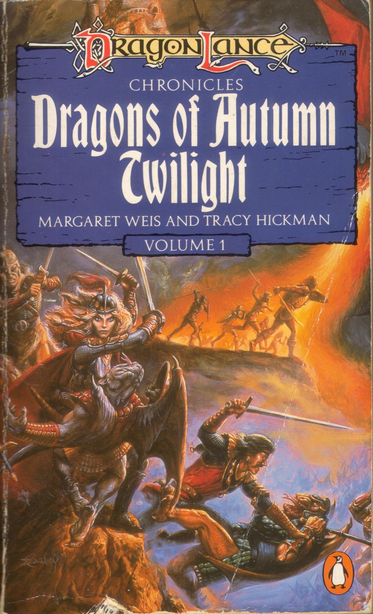 Dragons of Autumn Twilight (Dragonlance Novel: Chronicles Vol. 1) Fantasy & Sci-Fi