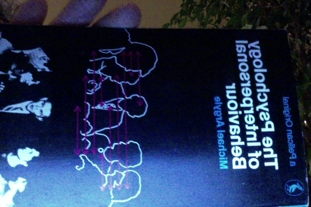 The Psychology of Interpersonal Behaviour (Pelican S.) Lifestyle
