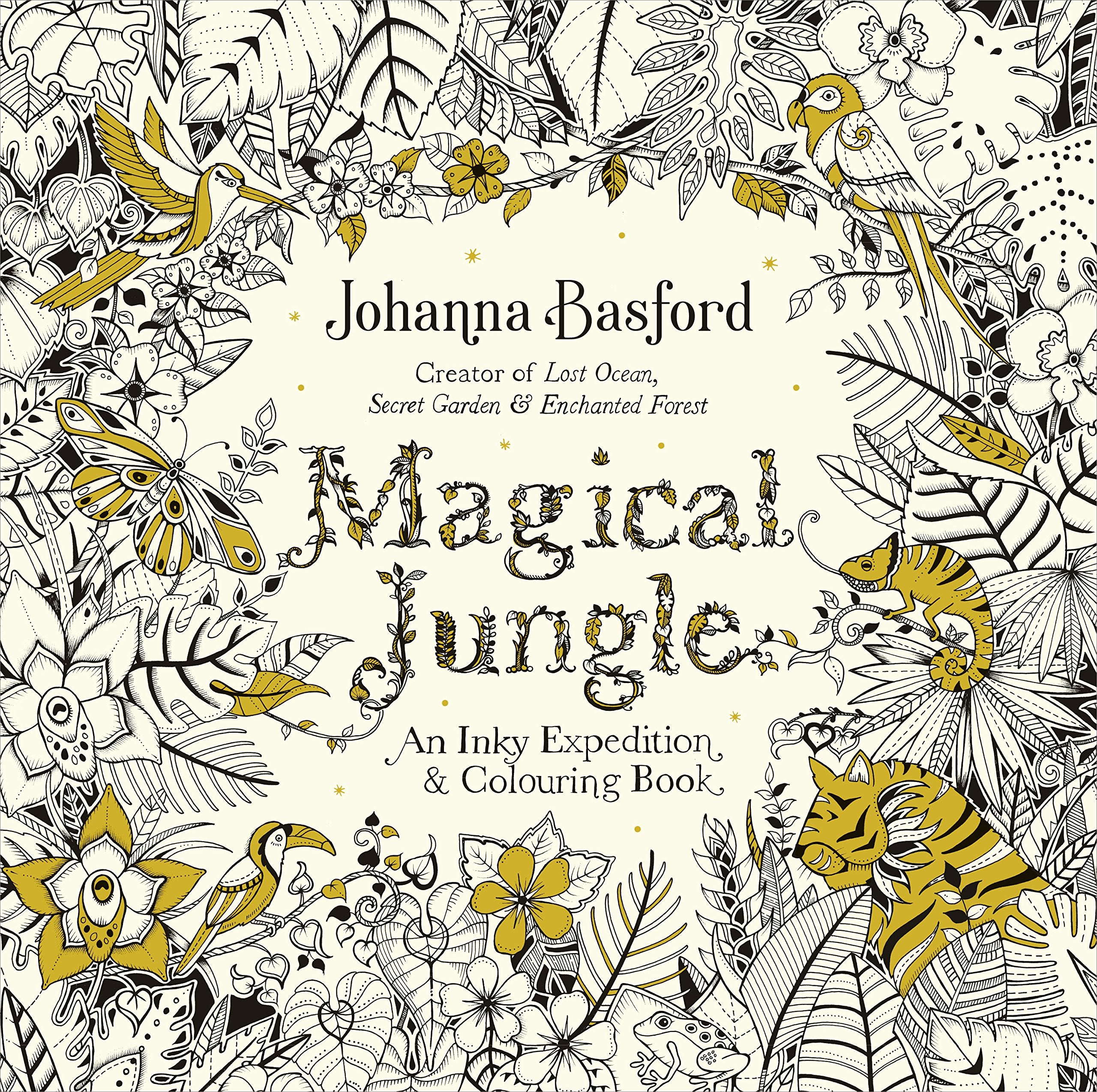 Magical Jungle: An Inky Expedition & Colouring Book book