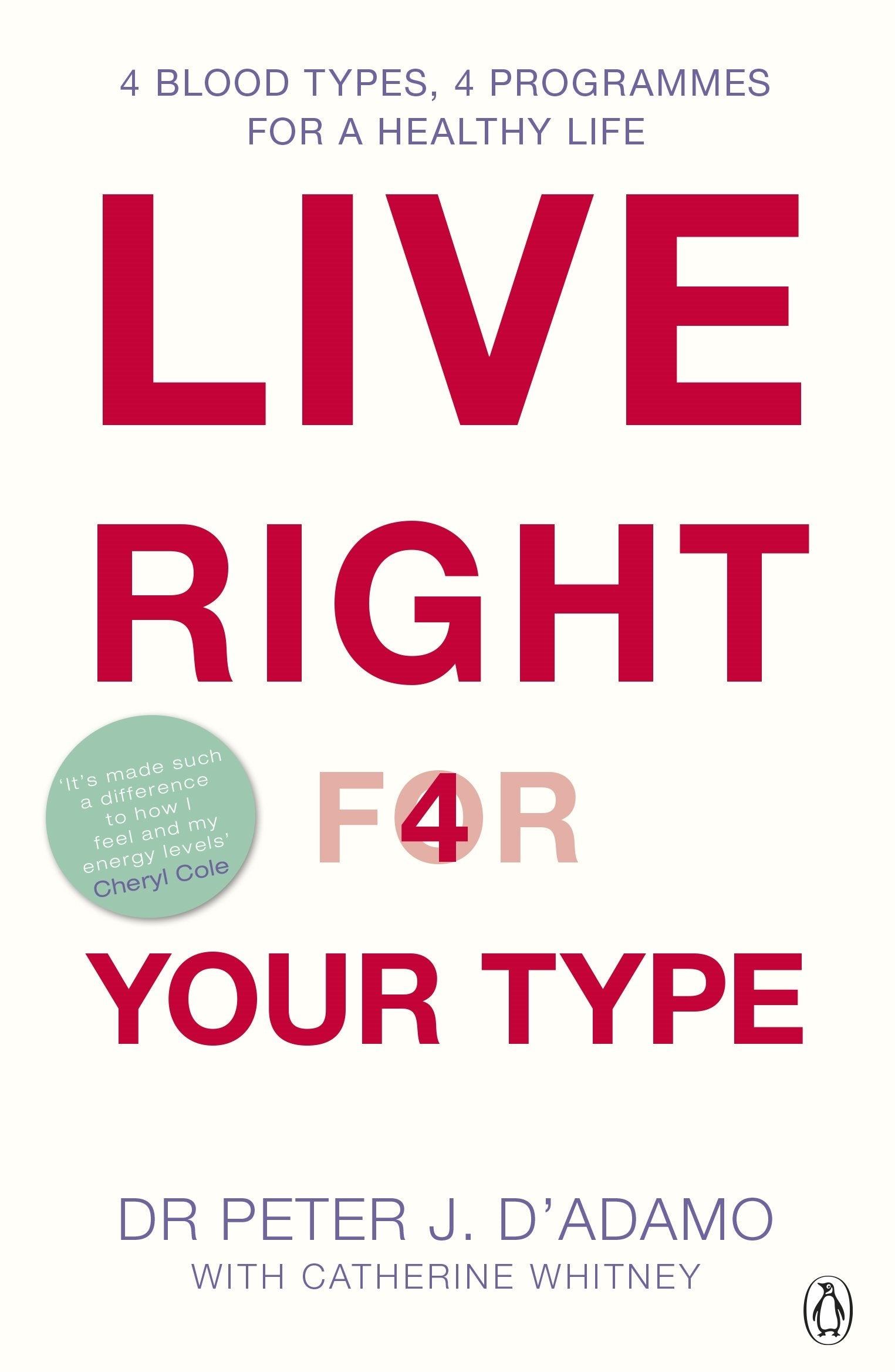 Live Right for Your Type Medicine Books