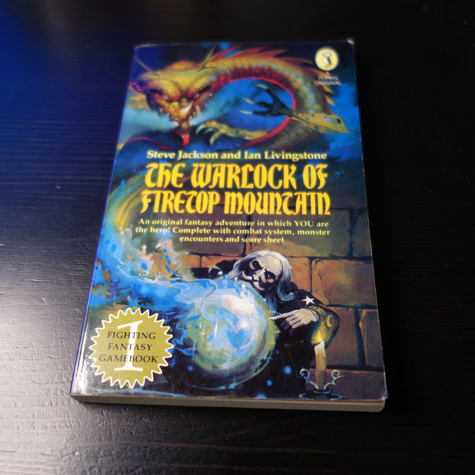 The Warlock of Firetop Mountain: Fighting Fantasy Gamebook 1 (Puffin Adventure Gamebooks) Tiptoi & Games
