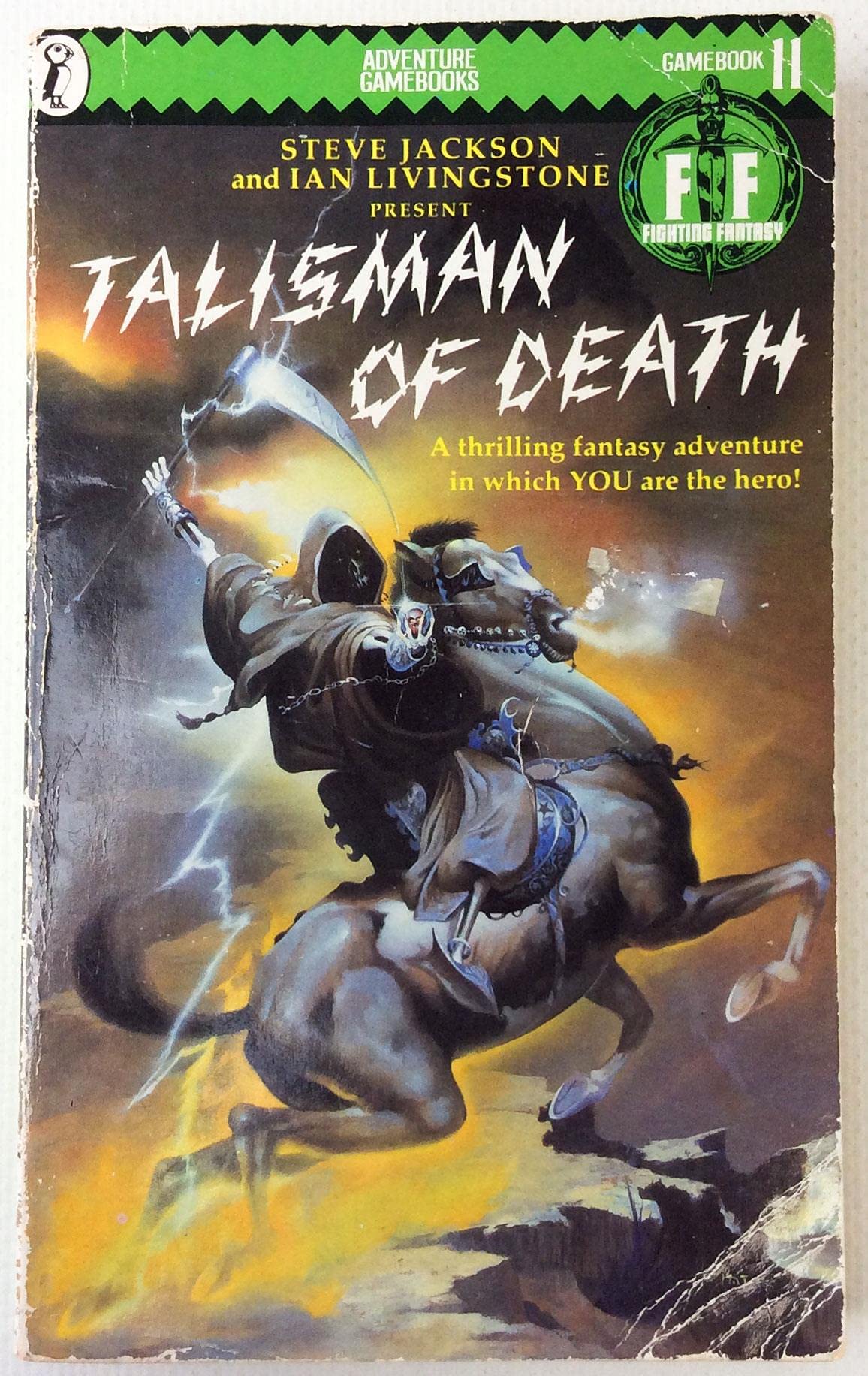 Talisman of Death: Fighting Fantasy Gamebook 11 (Puffin Adventure Gamebooks) Tiptoi & Games