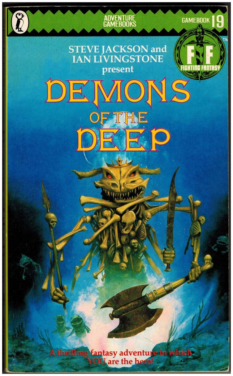 Demons of the Deep: Fighting Fantasy Gamebook 19 (Puffin Adventure Gamebooks, Band 19) Tiptoi & Games