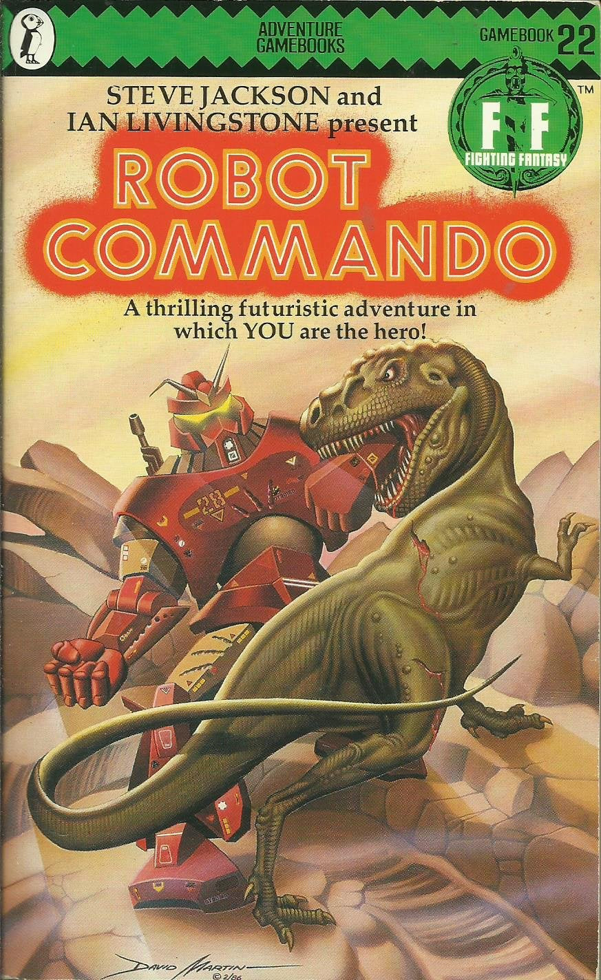 Robot Commando: Fighting Fantasy Gamebook 22 (Puffin Adventure Gamebooks) Tiptoi & Games