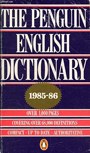 The Penguin English Dictionary 1985-86 Social Sciences