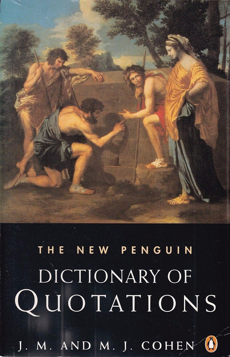 The New Penguin Dictionary Of Quotations Reference Books