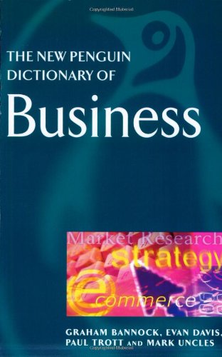 The New Penguin Dictionary of Business book