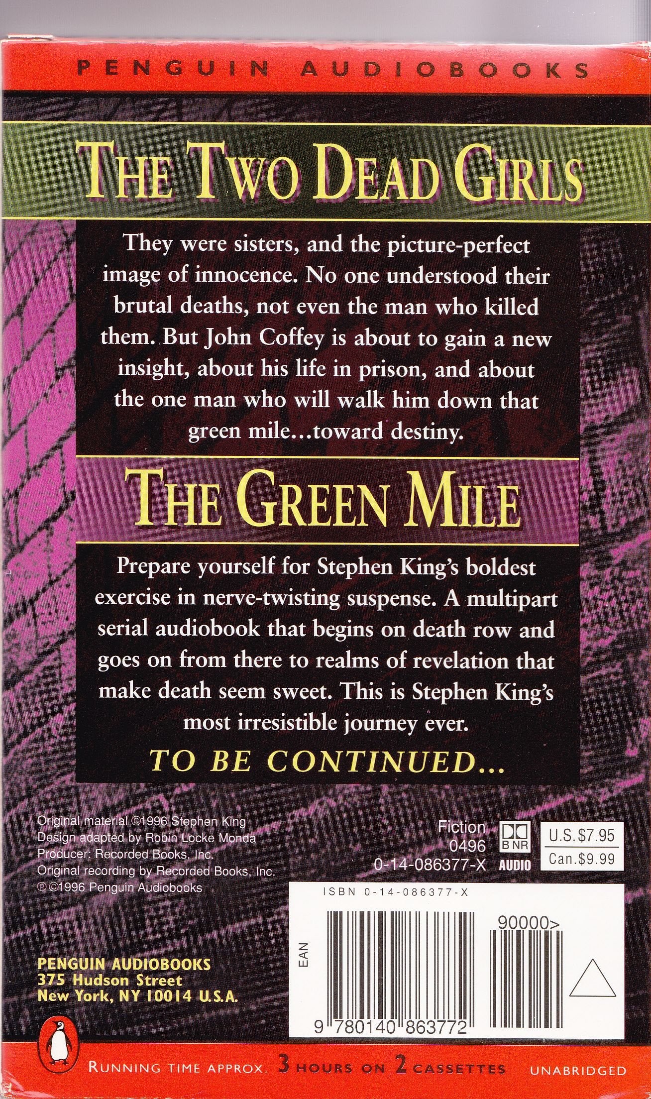 Green Mile audio 1: The Two Dead Girls: The Green Mile, part 1 Horror & Mystery