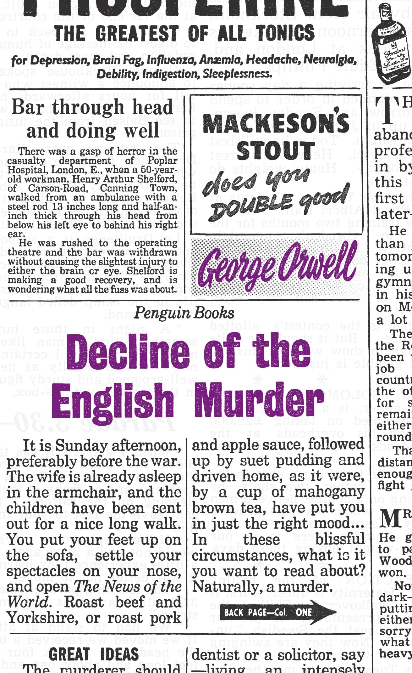 Decline of the English Murder Essays & Short Stories