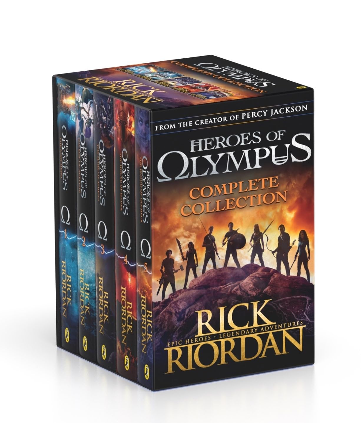 Heroes of Olympus Complete Collection (5 Book Slipcase) Fairy Tales & Legends