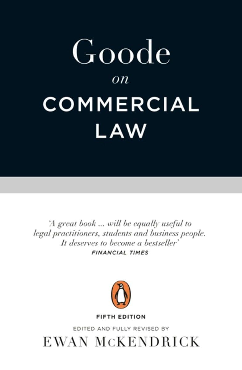 Goode on Commercial Law: Fifth Edition Law