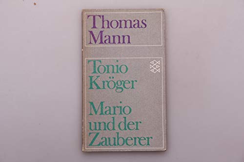 TONIO KRÖGER; MARIO UND DER ZAUBERER Books