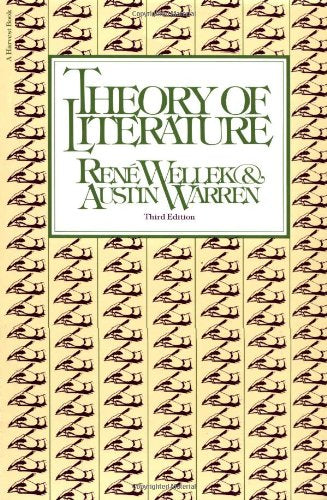 Theory of Literature Contemporary literature
