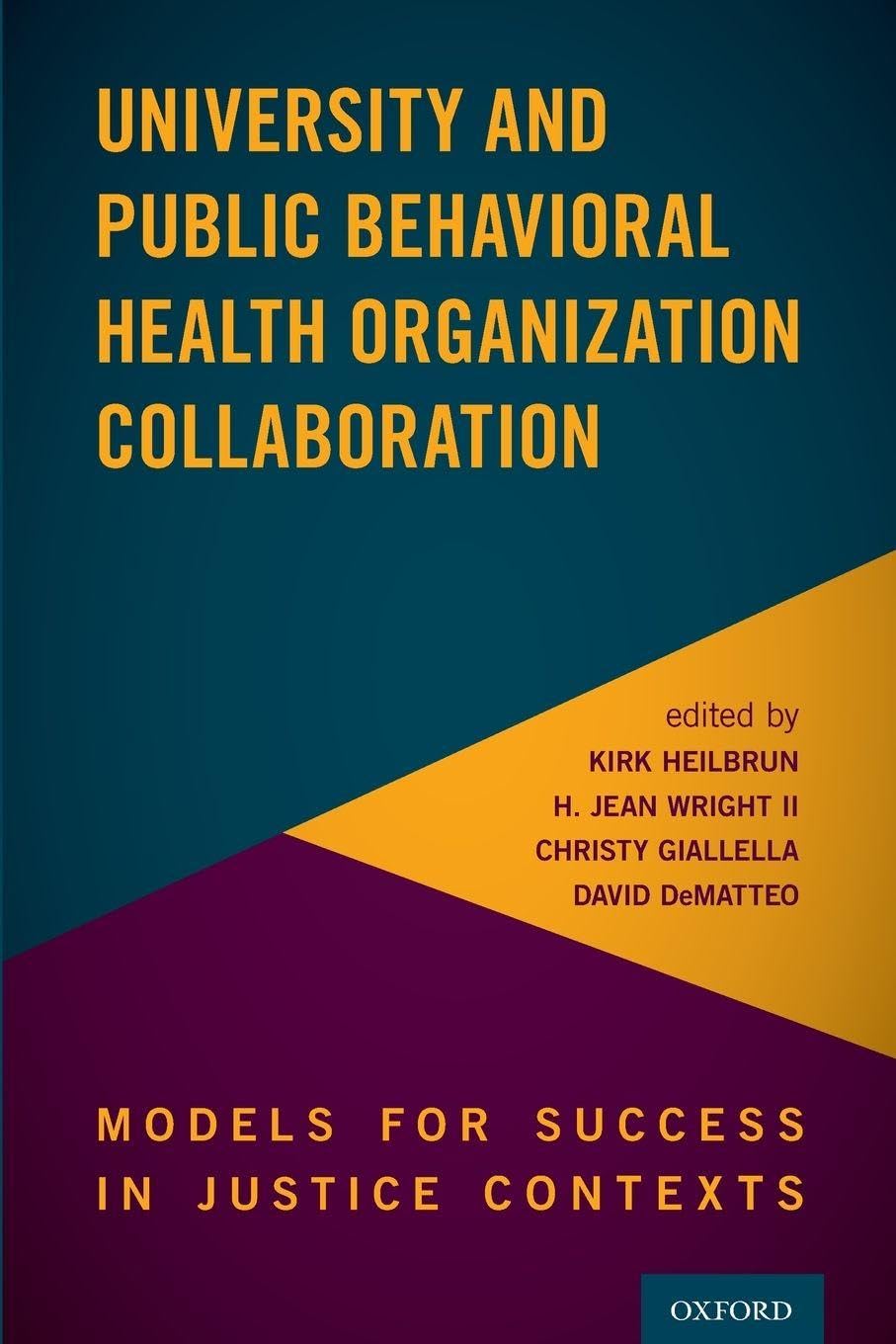 UNI & PUBLIC BEHAV HEALTH ORGAN COLLAB P Medicine