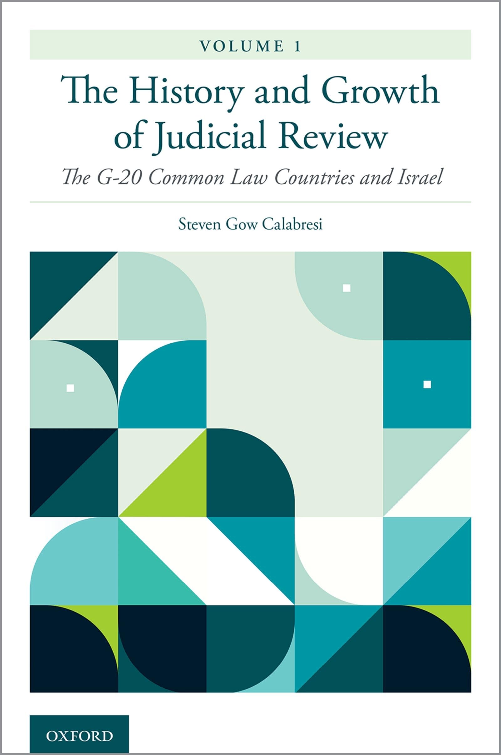 History and Growth of Judicial Review, Volume 1 Law