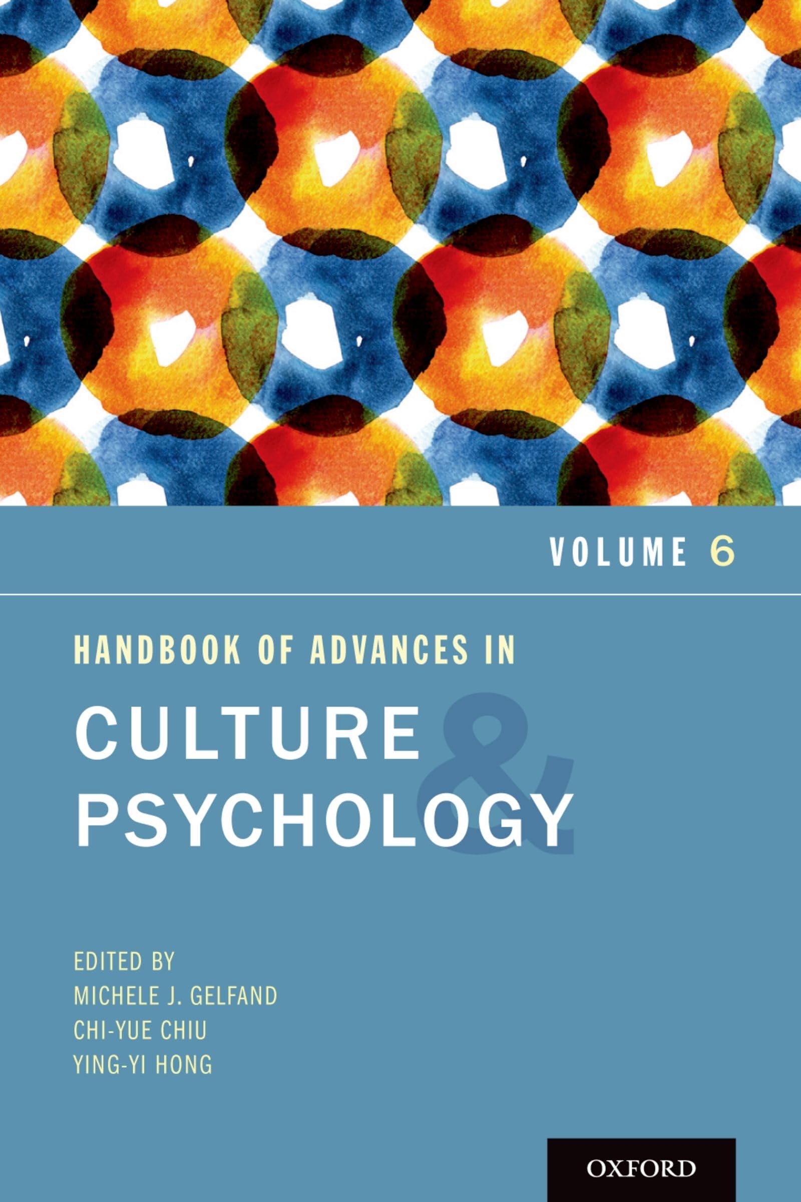 Handbook of Advances in Culture and Psychology Social Sciences