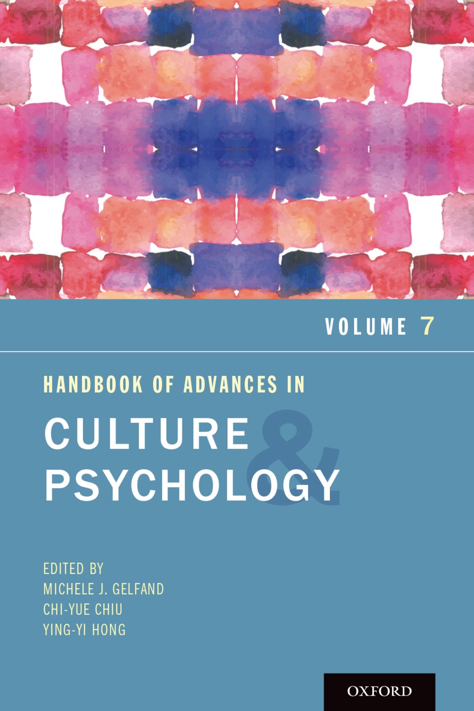 Handbook of Advances in Culture and Psychology, Volume 7 Law