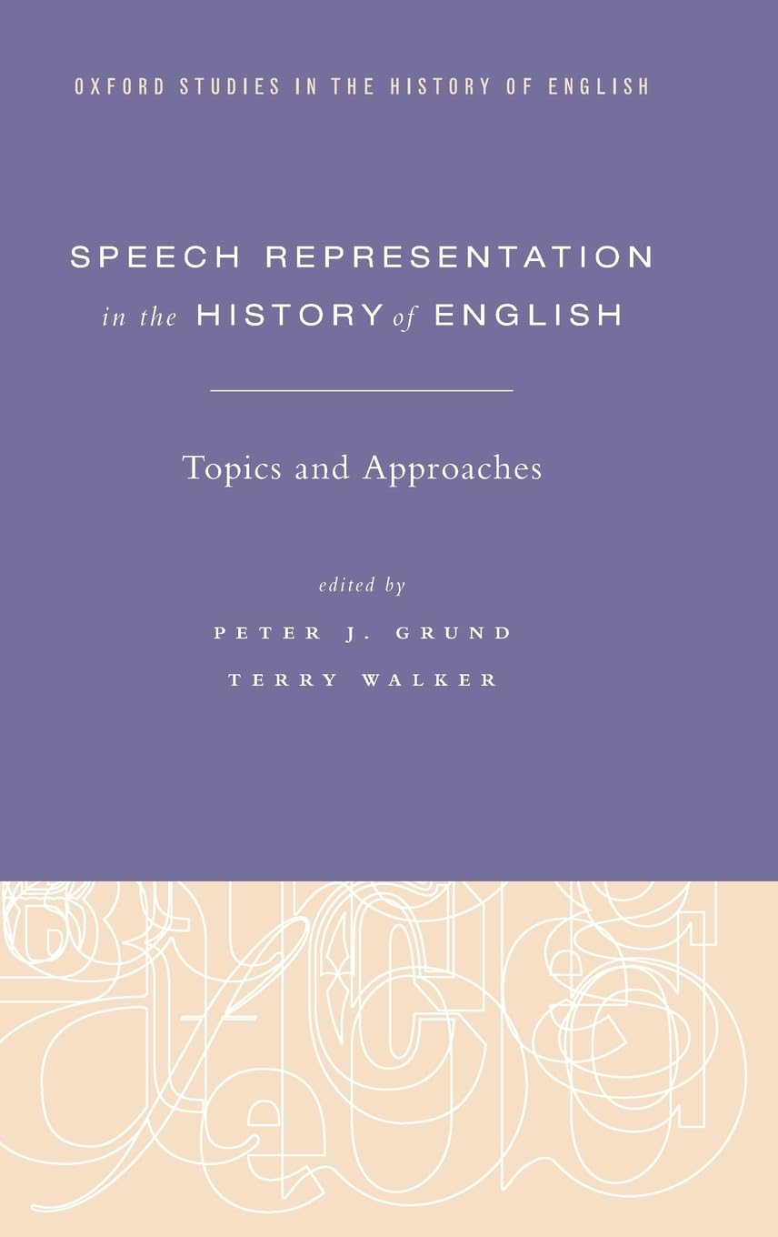 Speech Representation in the History of English Social Sciences
