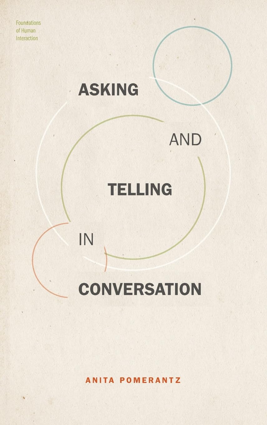 ASKING & TELLING IN CONVERSATION FHI C Social Sciences
