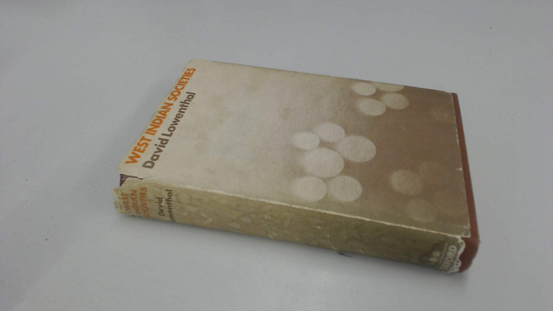 West Indian Societies (Institute of Race Relations S.) Books