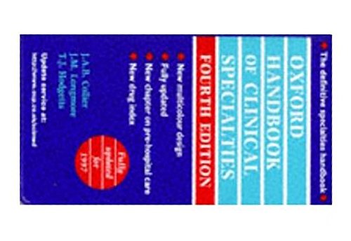 Oxford Handbook of Clinical Specialities Medicine
