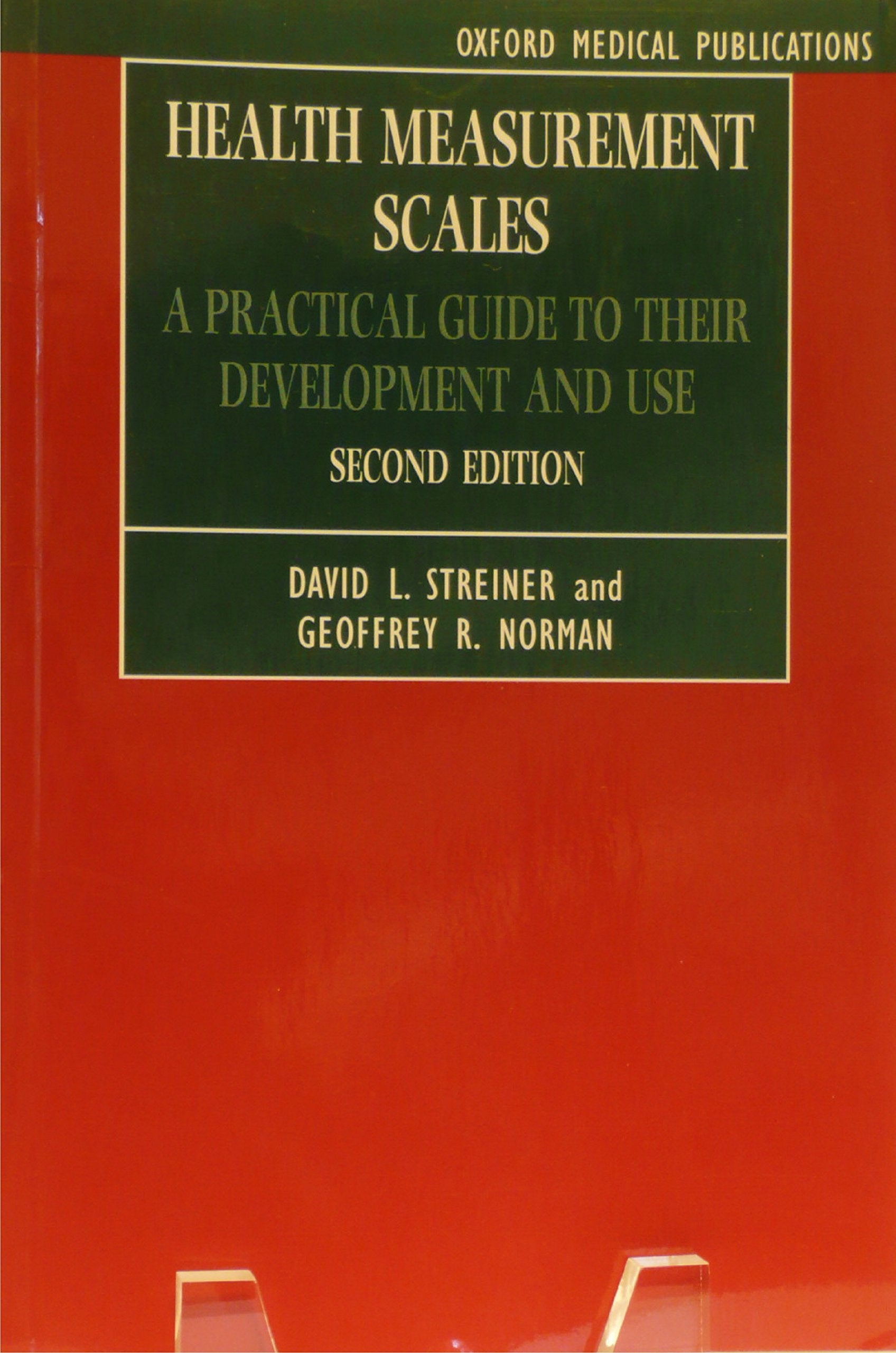 Health Measurement Scales: A Practical Guide to Their Development and Use Medicine