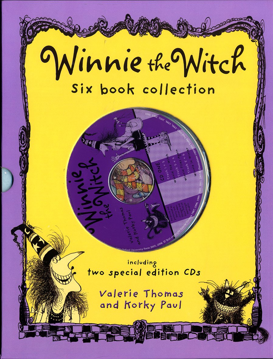 Winnie the Witch 6 Books and 2 CD Collection Professional & Reference Books