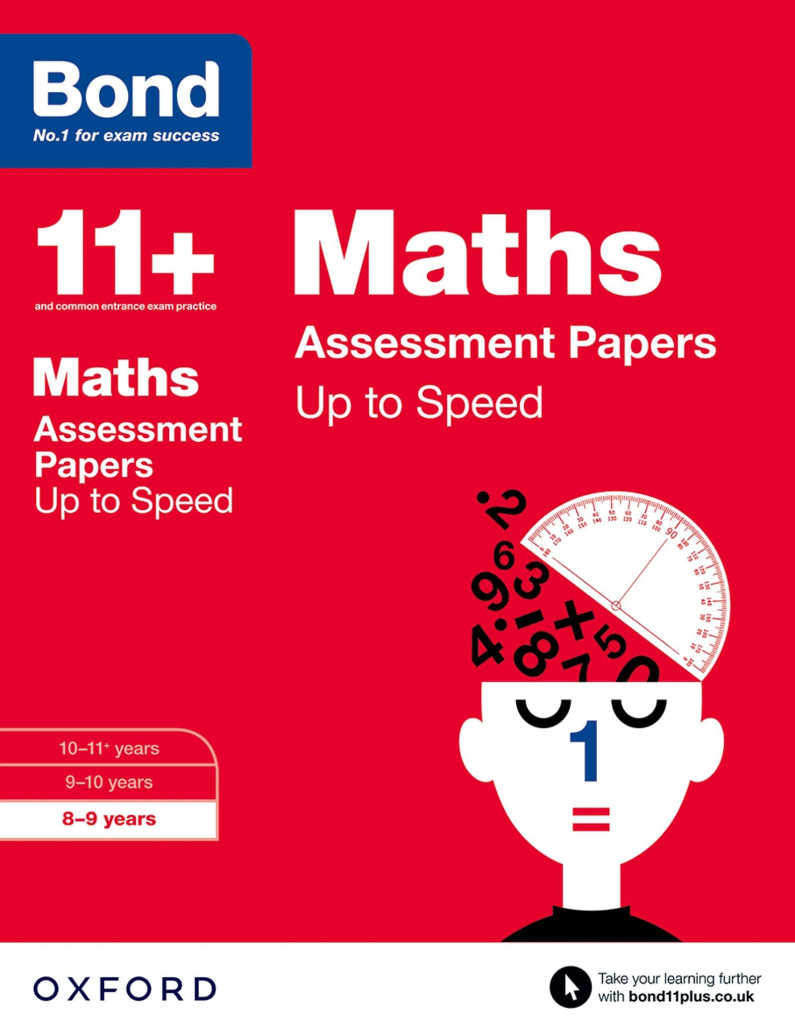 Bond 11+: Maths: Up to Speed Papers (for GL Assessment & other 11 plus exams): 8-9 years book