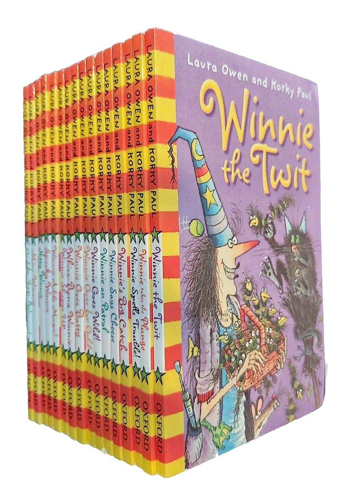 Winnie's Big Box Of 16 Books (Winnie the Witch) Collection Set NEW Laura Owen Books