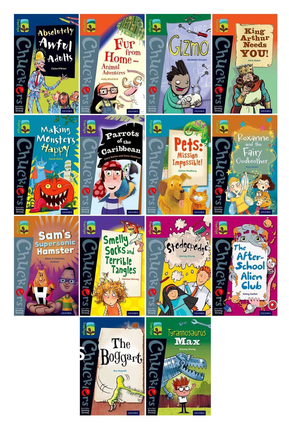 Oxford Reading Tree: Chucklers Fun Fiction Collection - 14 Books Books