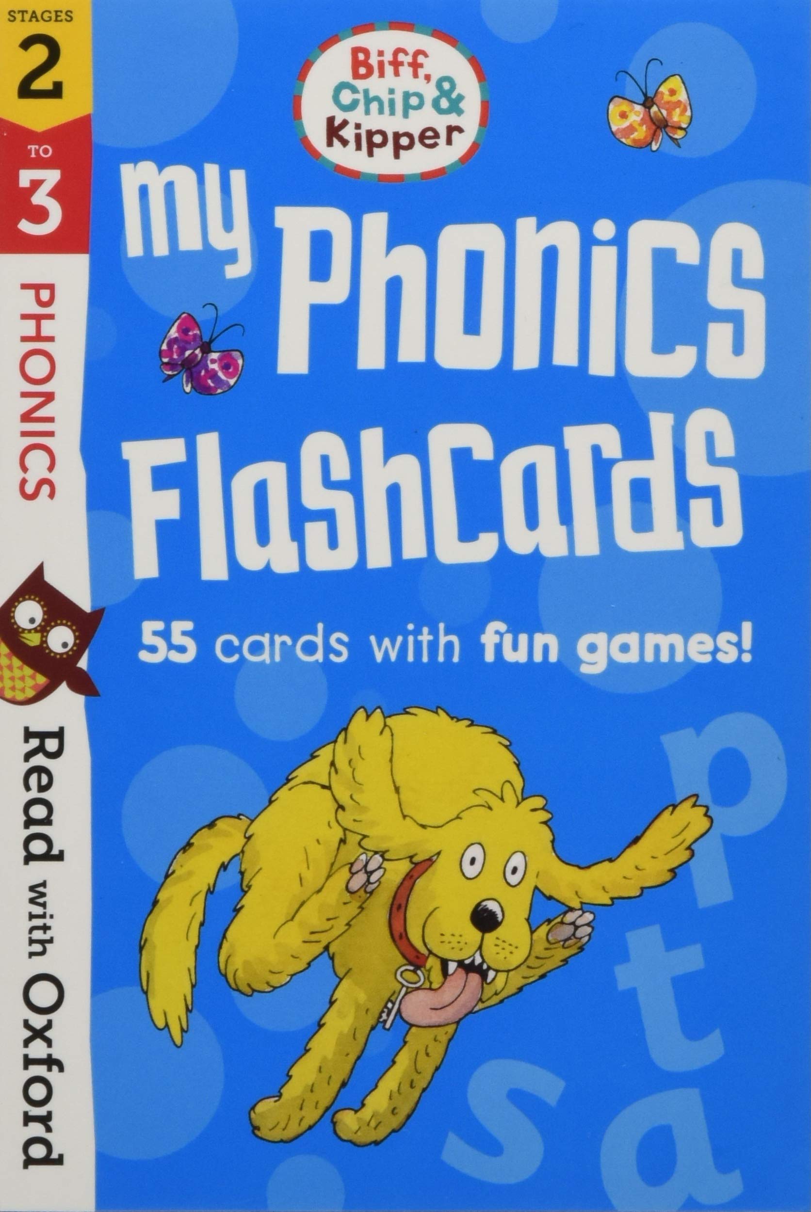 Read with Oxford: Stages 2-3: Biff, Chip and Kipper: My Phonics Flashcards Professional & Reference Books