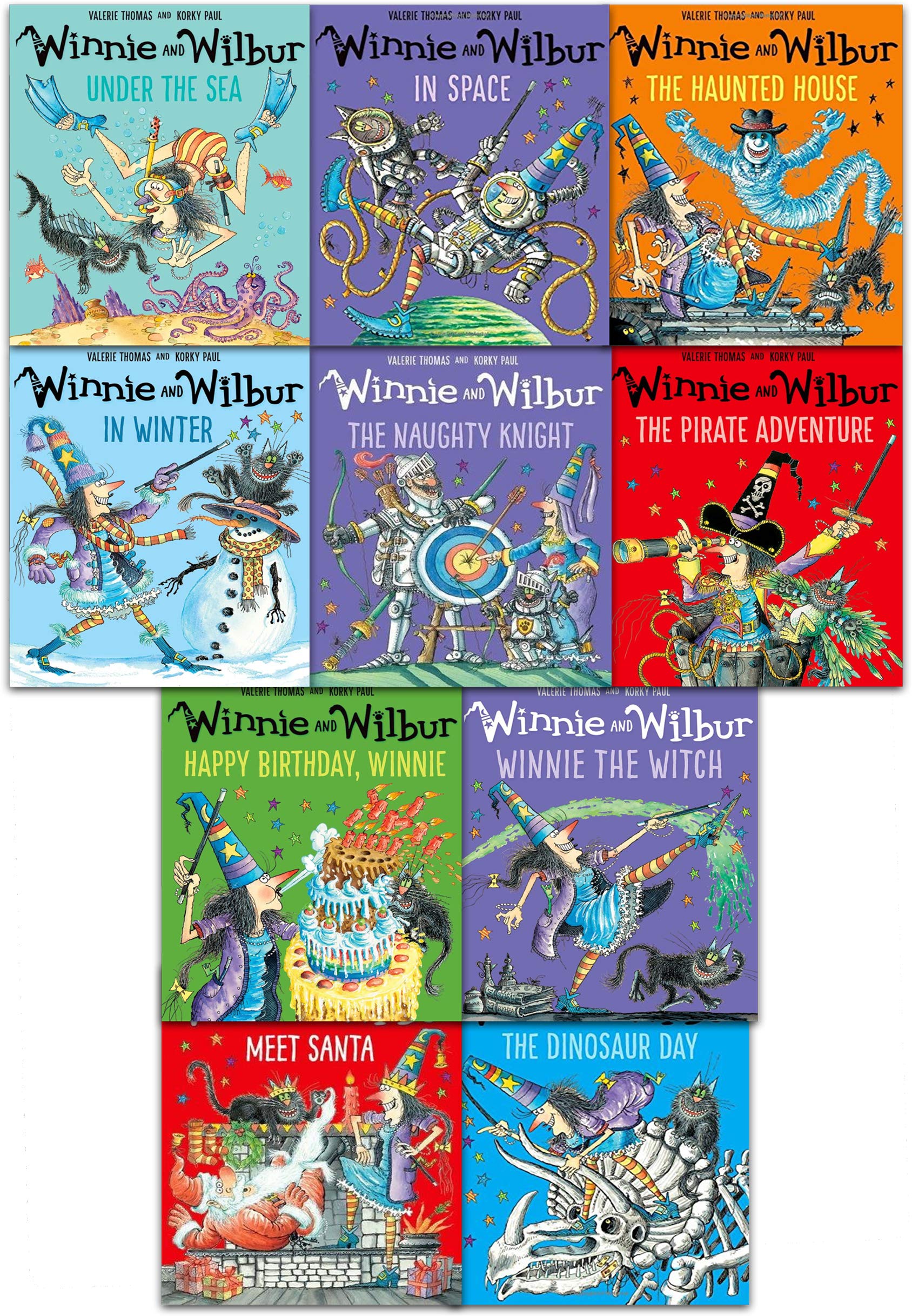 Winnie and Wilbur Collection 10 Books Set By Valerie Thomas Books