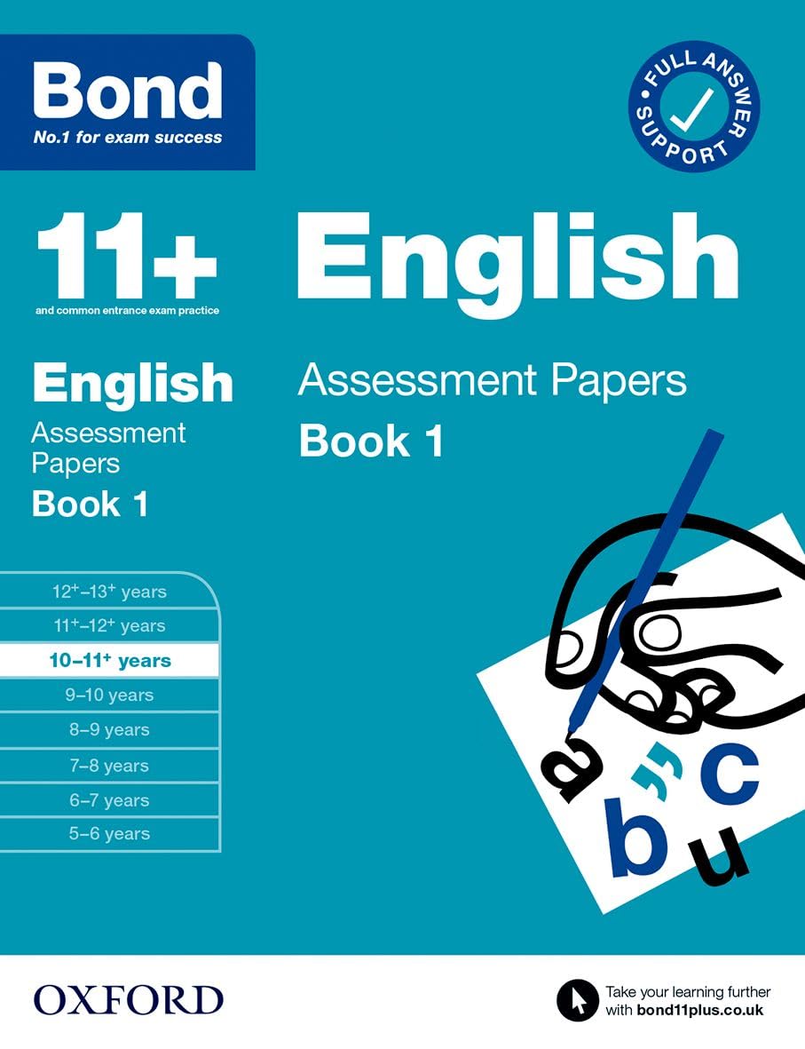 Bond 11+: Bond 11+ English Assessment Papers 10-11 years Book 1: For 11+ GL assessment and Entrance Exams Reading Aloud & Learning to Read