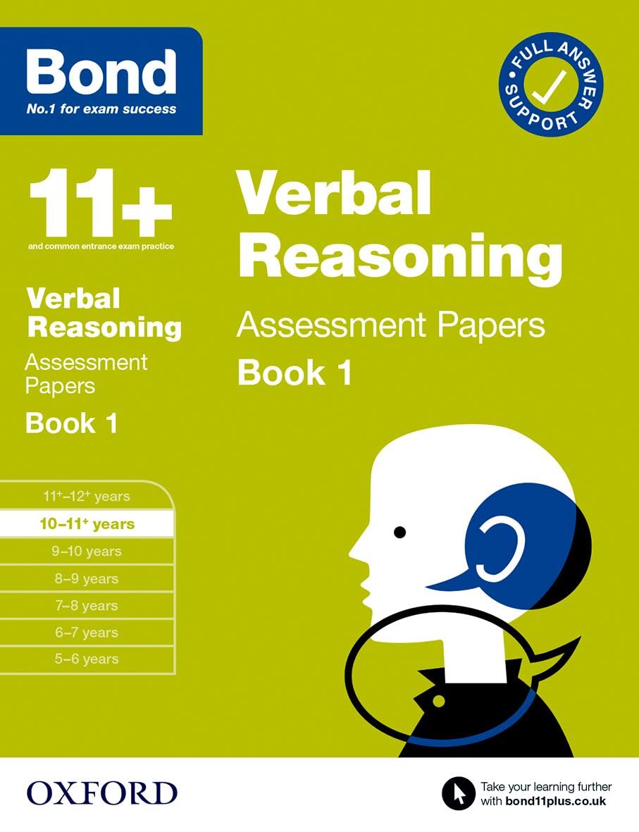 Bond 11+: Bond 11+ Verbal Reasoning Assessment Papers 10-11 years Book 1: For 11+ GL assessment and Entrance Exams Non-fiction