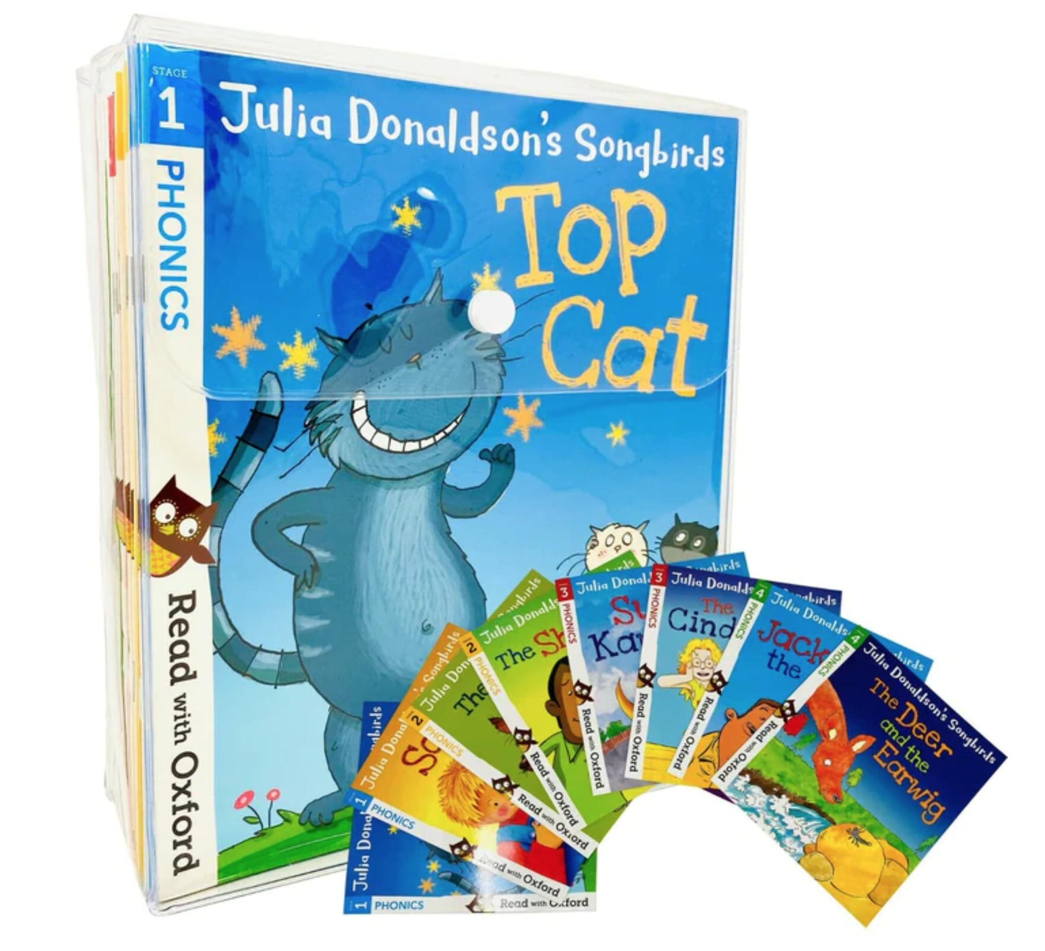 Julia Donaldson's Songbirds Read with Oxford Phonics 36 Books Collection Set (Stage 1 - 4) Fiction