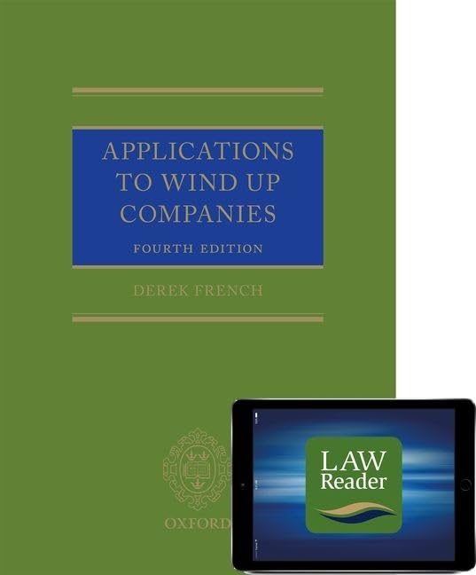 Applications to Wind Up Companies Law