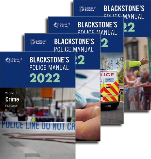 Blackstone's Police Manuals Set 2022 Law