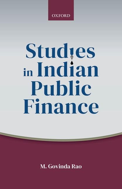 Studies in Indian Public Finance Business, Finance & Career