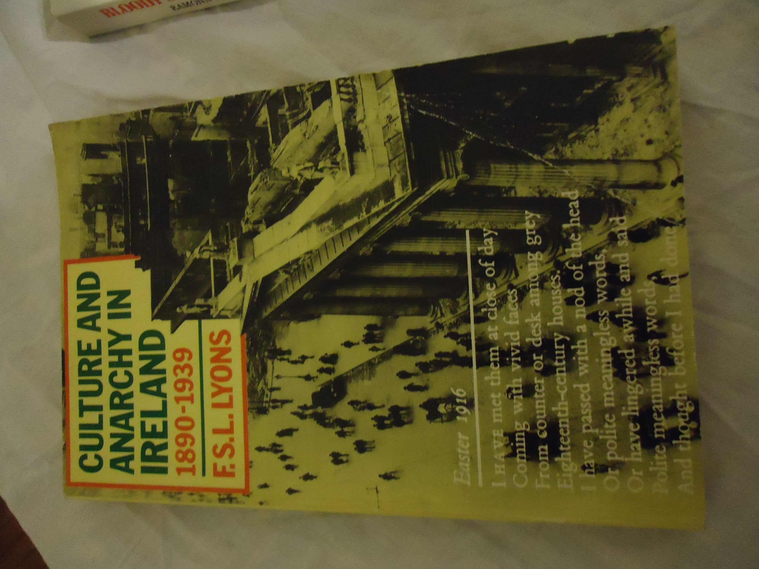 Culture and Anarchy in Ireland, 1890-1939 book