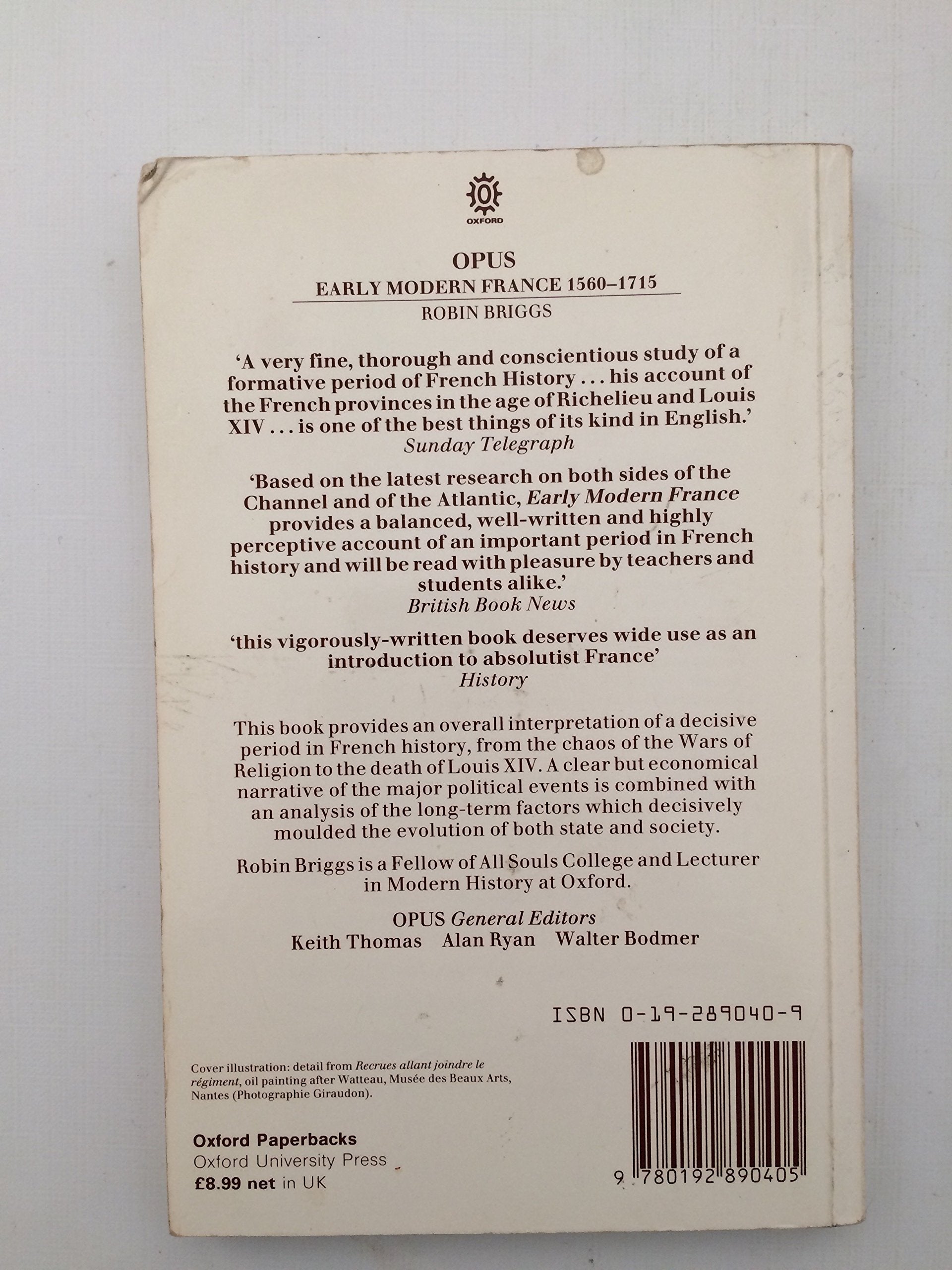 Early Modern France, 1560-1715 book