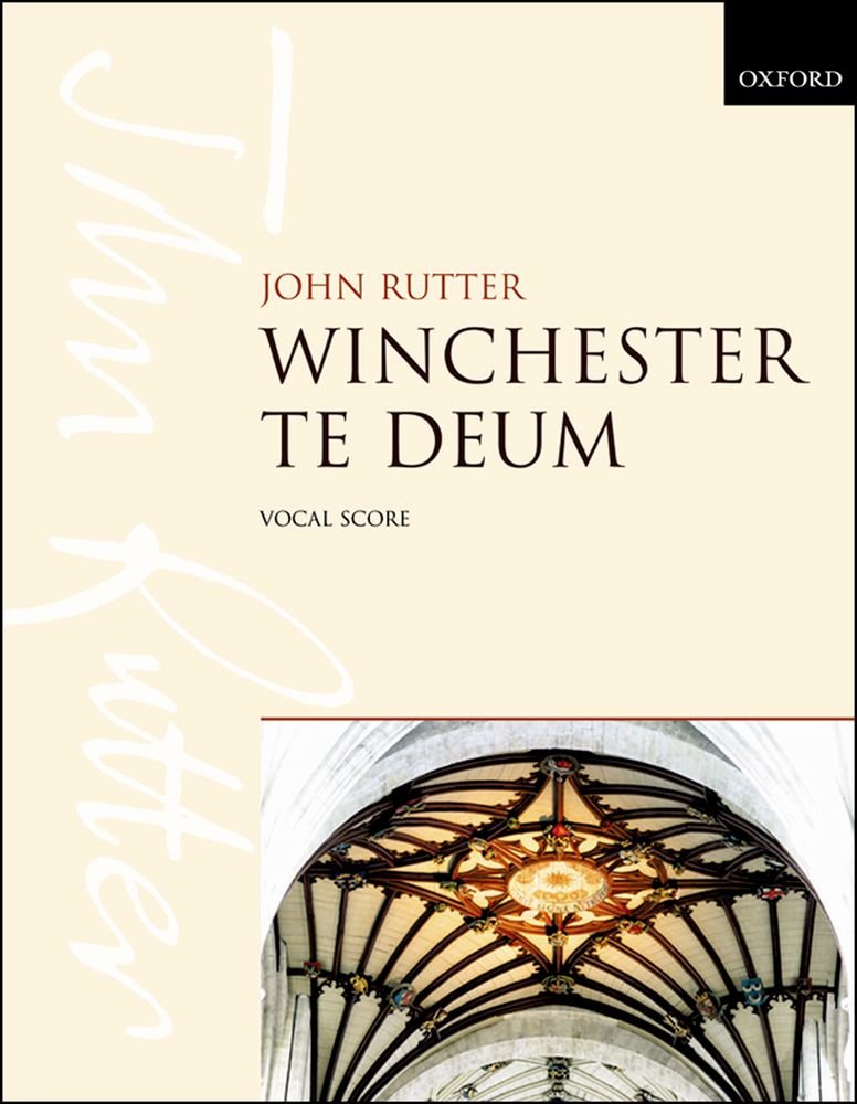 Winchester Te Deum, für Chor und Orgel, Chorpartitur: Vocal score Sheet Music