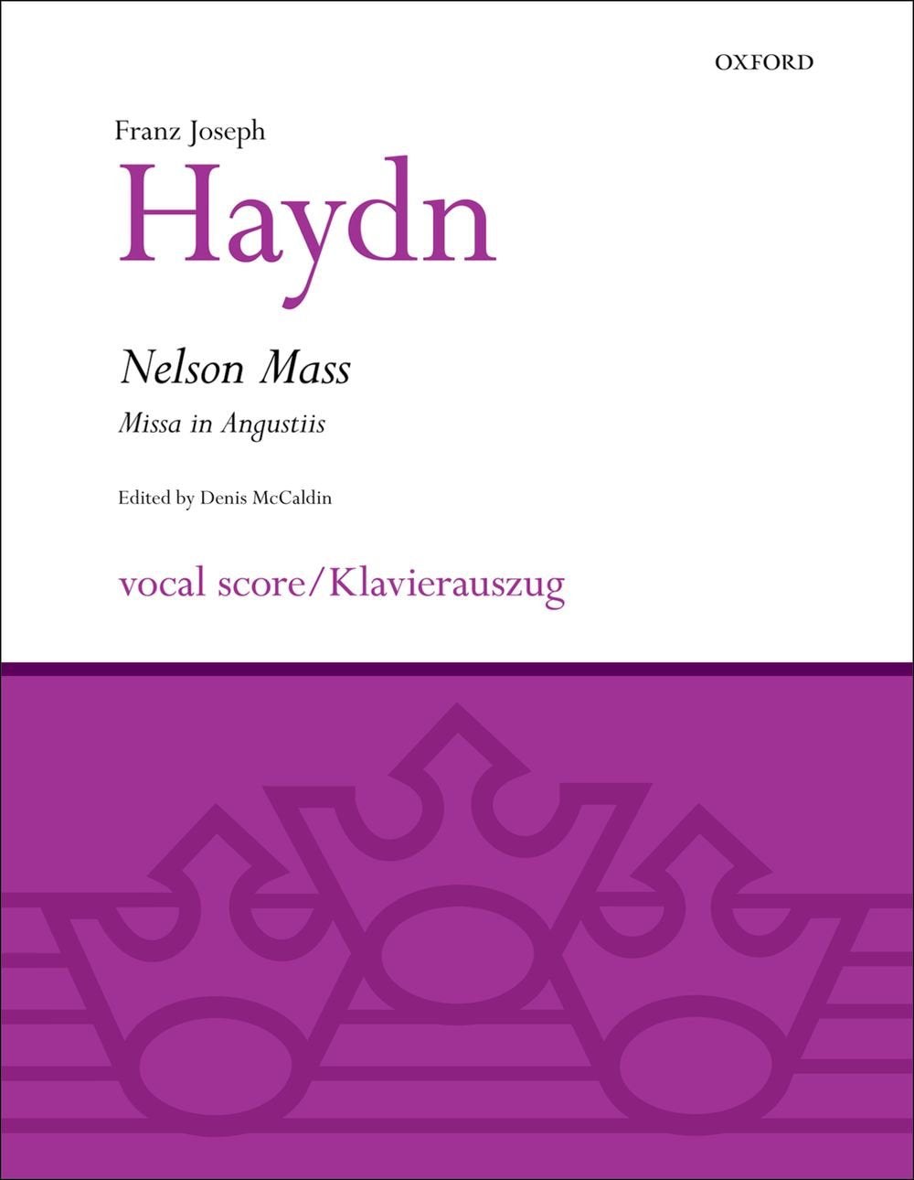 Nelson Mass Missa in Angustiis: Vocal Score book