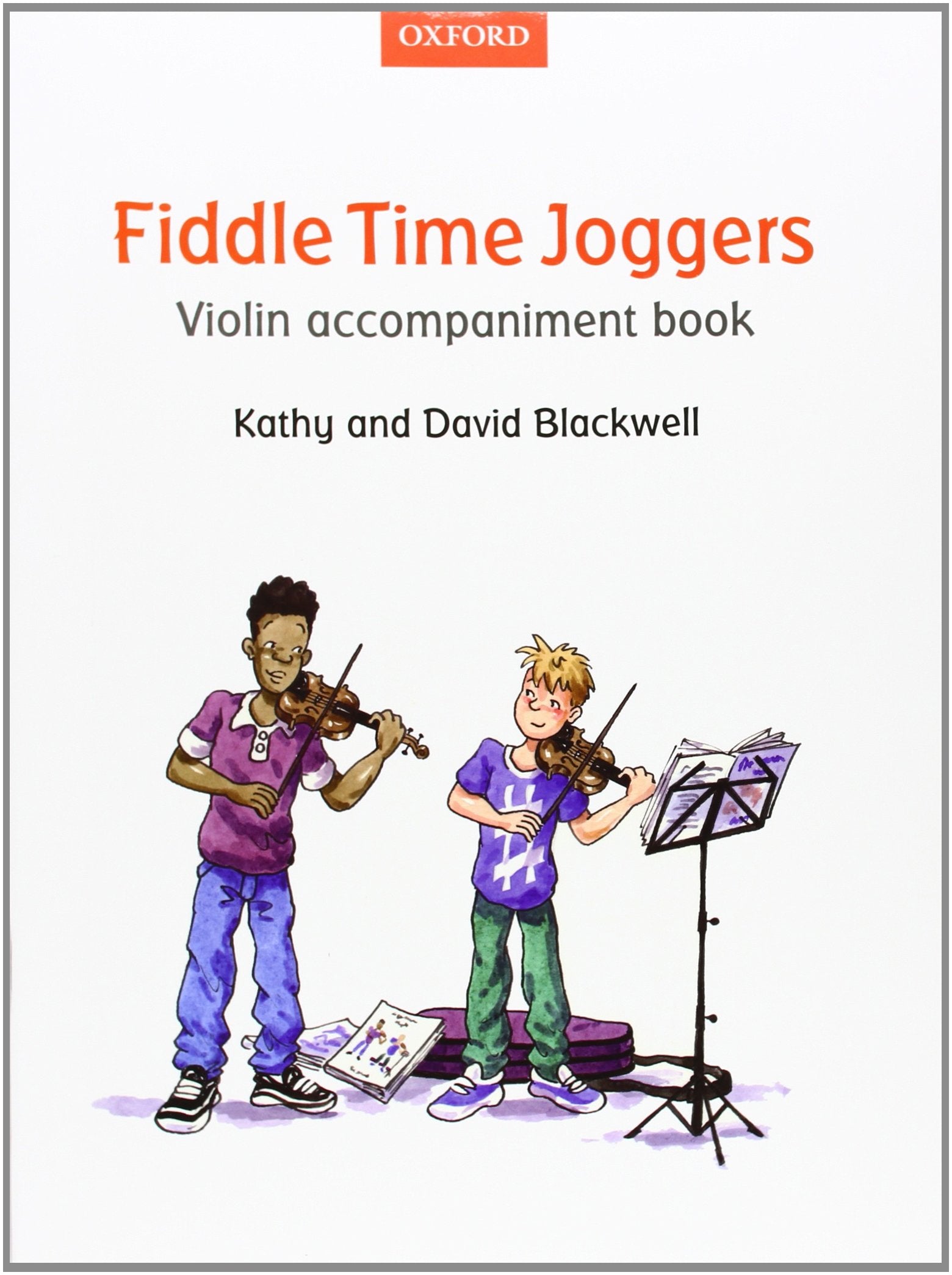 Fiddle time joggers violin accompaniment - partie d'accompagnement au violon book