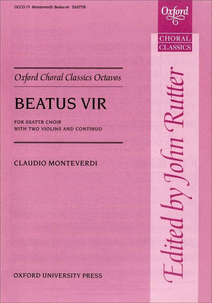 Product Image: Beatus Vir (Oxford Choral Classics Octavos, 15)