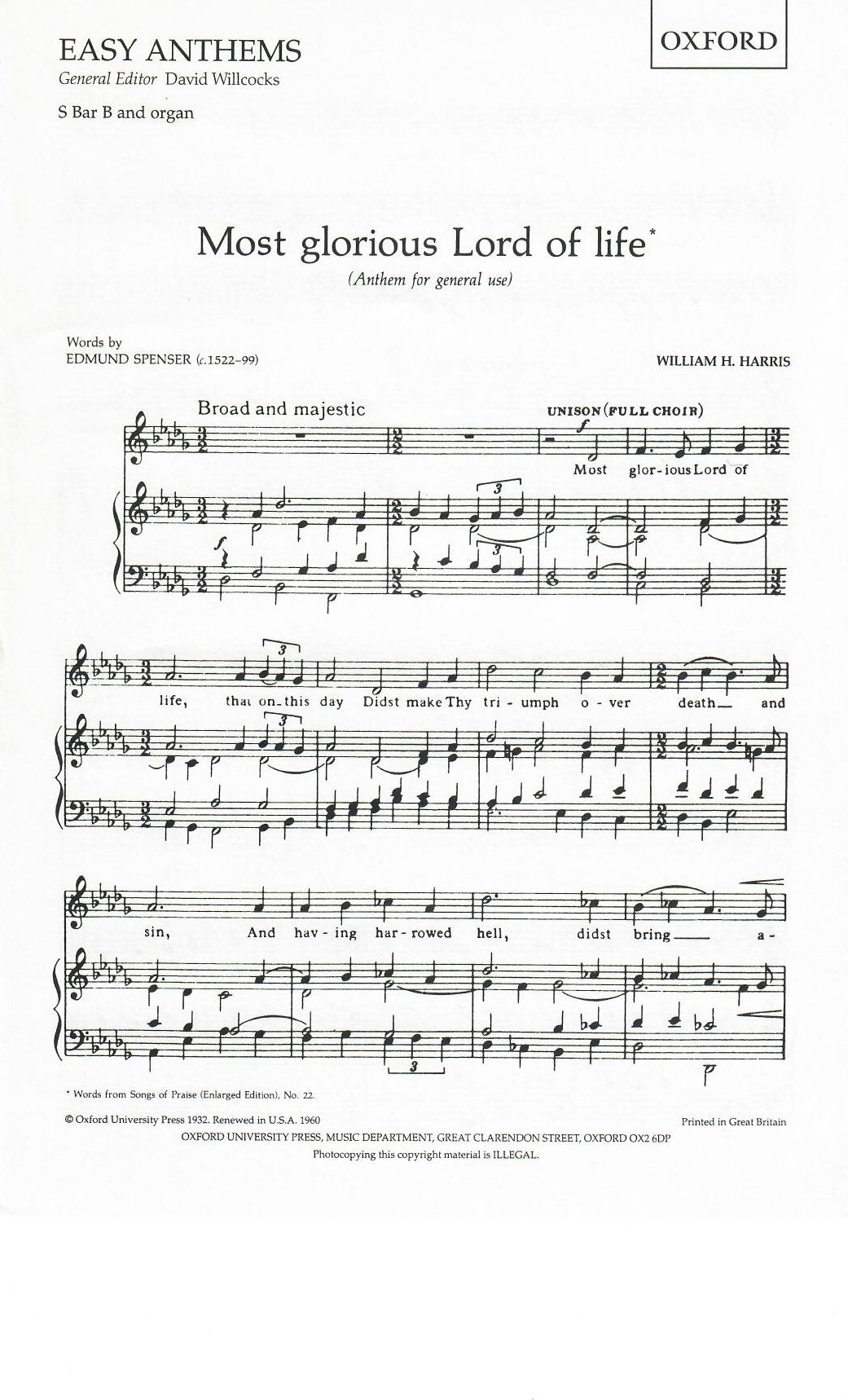 Most Glorious Lord of Life Arts & Music