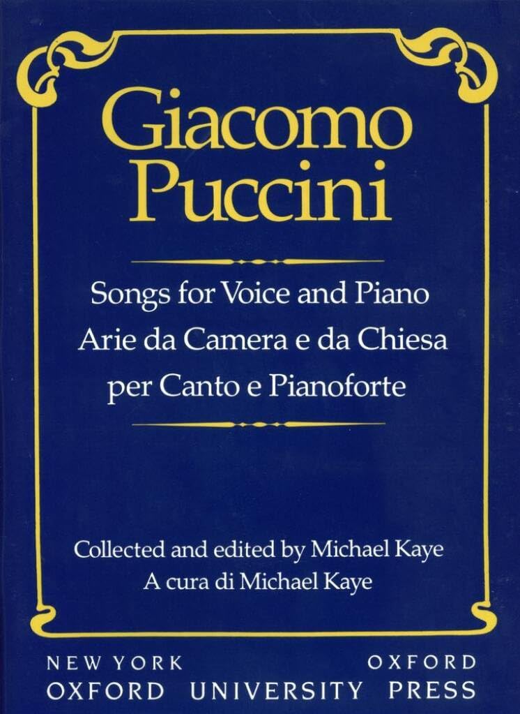 Songs for Voice and Piano: Arie Da Camera E Da Chiesa Sheet Music